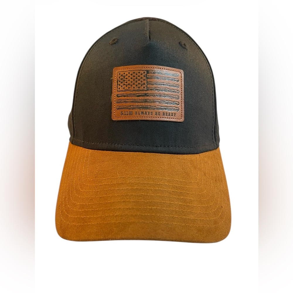 5.11 Tactical Black and Tan BRANCHES USA FLAG CAP